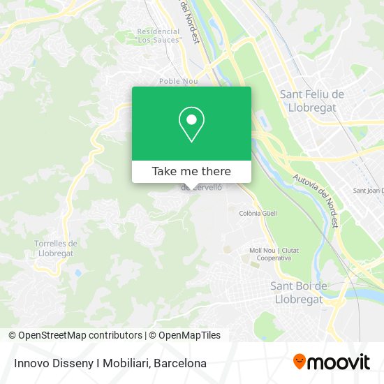 Innovo Disseny I Mobiliari map