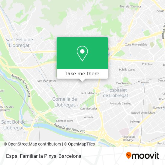 Espai Familiar la Pinya map