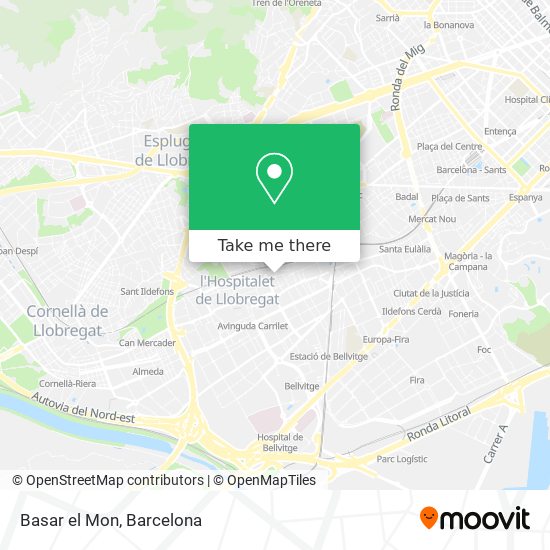 mapa Basar el Mon