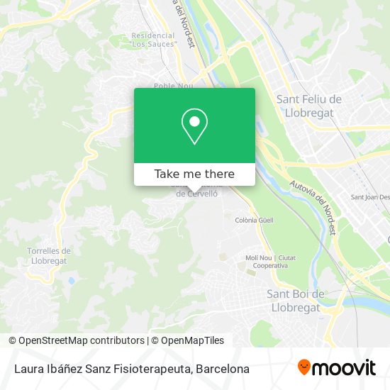 Laura Ibáñez Sanz Fisioterapeuta map