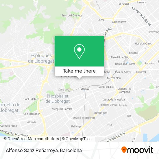 Alfonso Sanz Peñarroya map