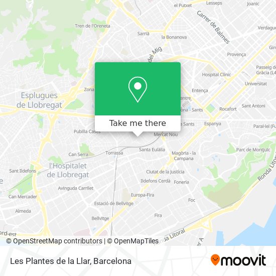 Les Plantes de la Llar map