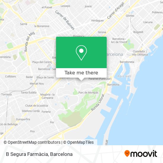 B Segura Farmàcia map