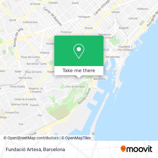 Fundació Artesà map