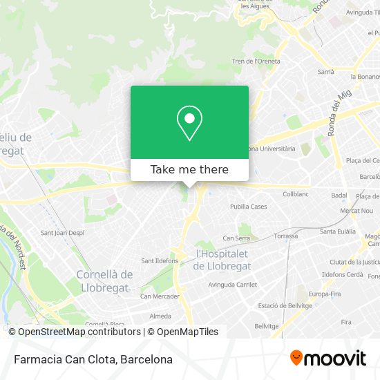 Farmacia Can Clota map