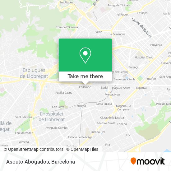 Asouto Abogados map
