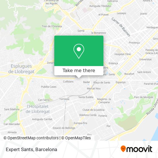 Expert Sants map