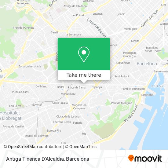 Antiga Tinenca D'Alcaldia map