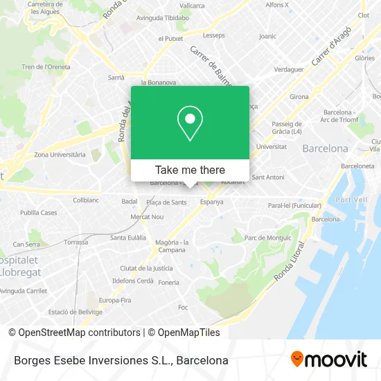 Borges Esebe Inversiones S.L. map