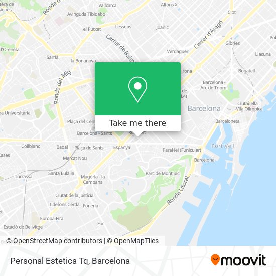 Personal Estetica Tq map