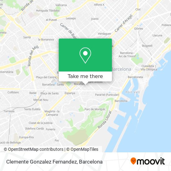 Clemente Gonzalez Fernandez map