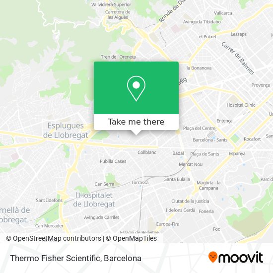 Thermo Fisher Scientific map