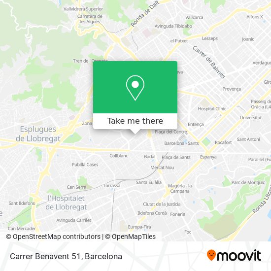 mapa Carrer Benavent 51