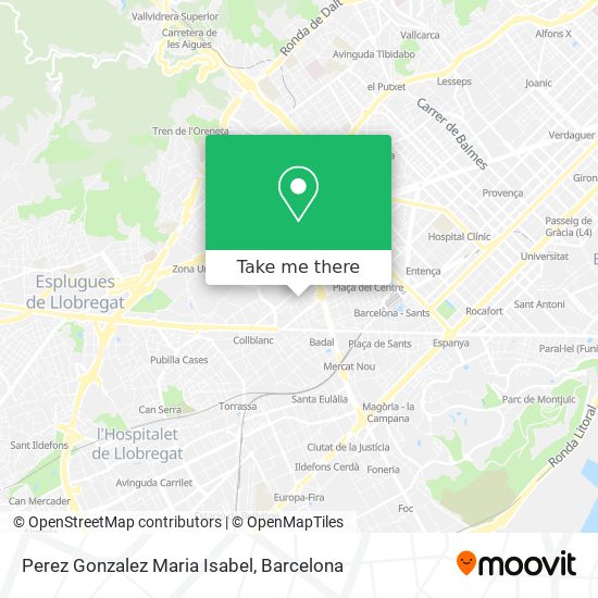 Perez Gonzalez Maria Isabel map