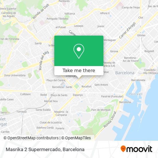 Masrika 2 Supermercado map