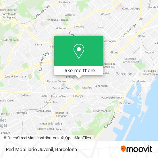 Red Mobiliario Juvenil map