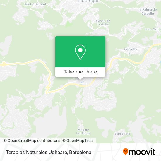 Terapias Naturales Udhaare map