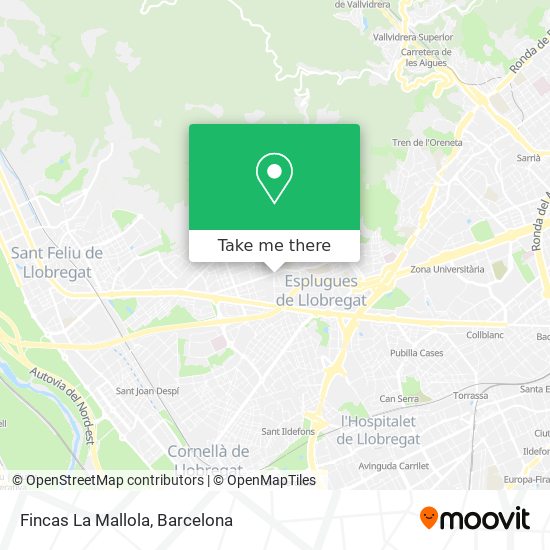 mapa Fincas La Mallola