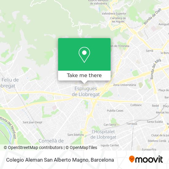 Colegio Aleman San Alberto Magno map