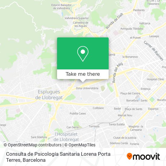 Consulta de Psicología Sanitaria Lorena Porta Terres map