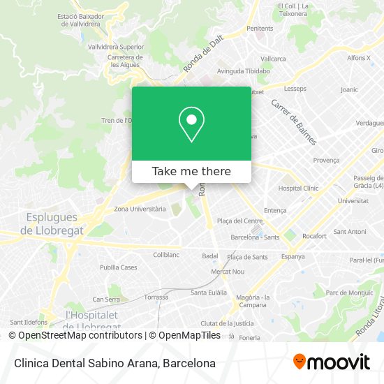 Clinica Dental Sabino Arana map