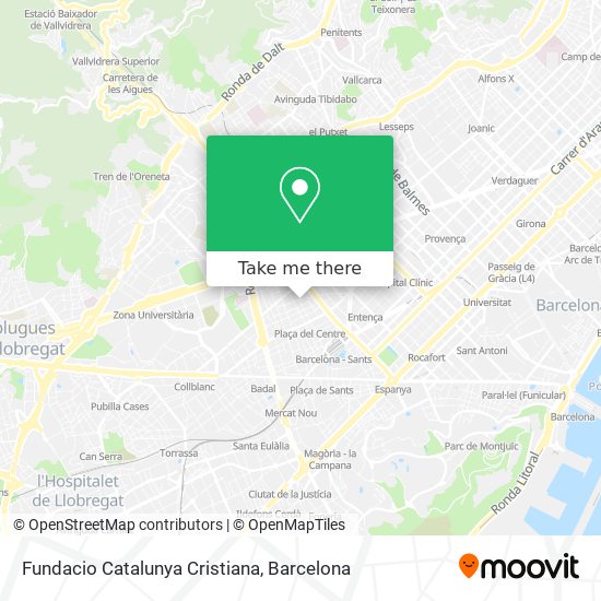 Fundacio Catalunya Cristiana map