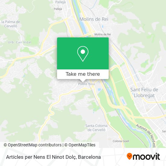 Artícles per Nens El Ninot Dolç map