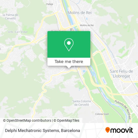 Delphi Mechatronic Systems map