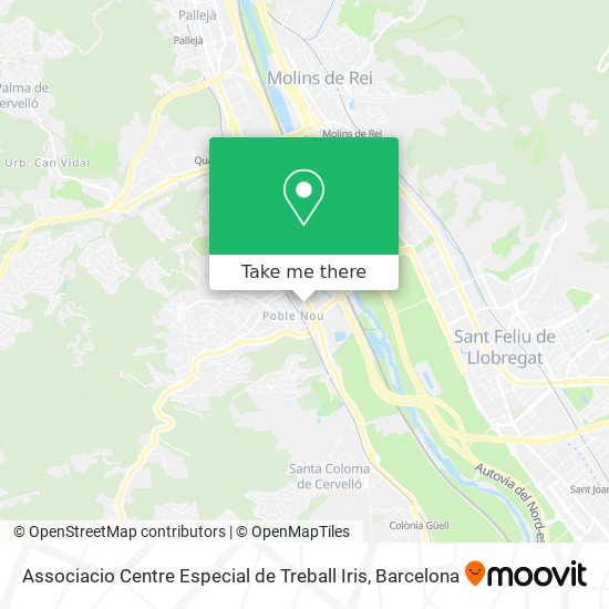 Associacio Centre Especial de Treball Iris map