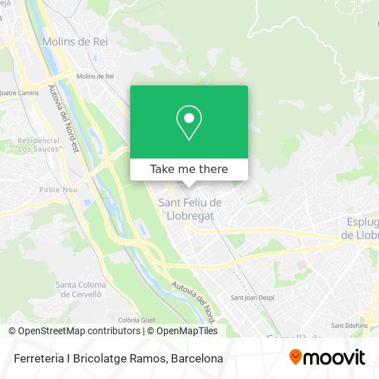 Ferreteria I Bricolatge Ramos map