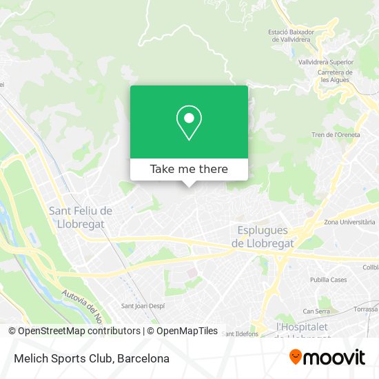 mapa Melich Sports Club