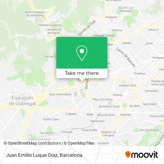 Juan Emilio Luque Diaz map