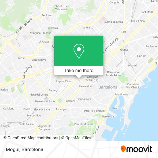Mogul map