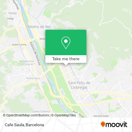 Cafe Saula map