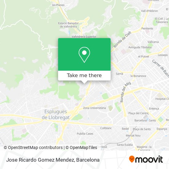 Jose Ricardo Gomez Mendez map