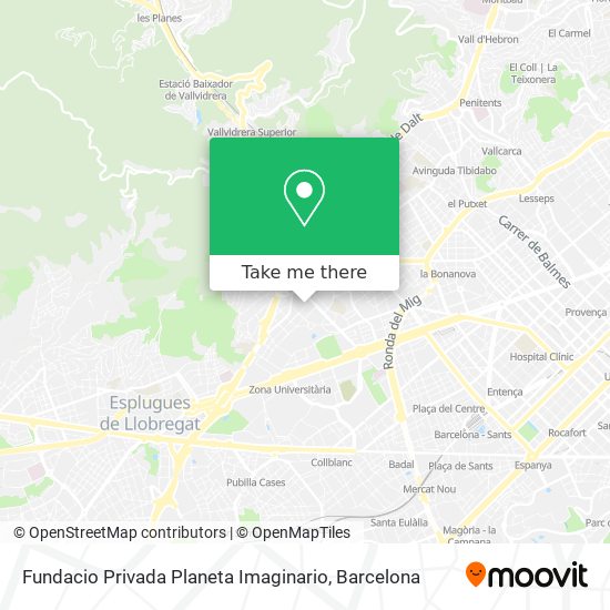 Fundacio Privada Planeta Imaginario map