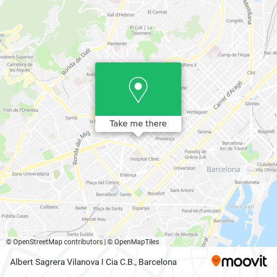 Albert Sagrera Vilanova I Cia C.B. map