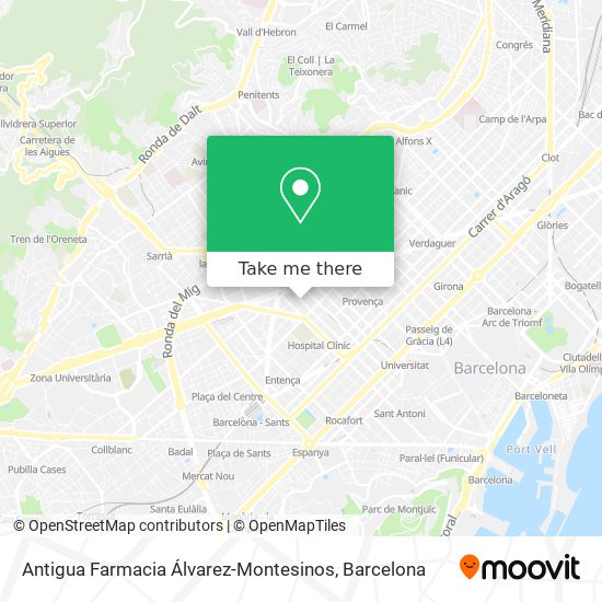 Antigua Farmacia Álvarez-Montesinos map