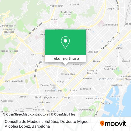Consulta de Medicina Estètica Dr. Justo Miguel Alcolea López map