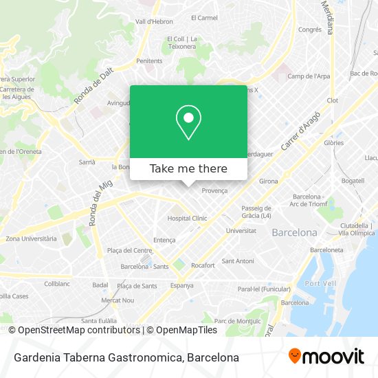 Gardenia Taberna Gastronomica map