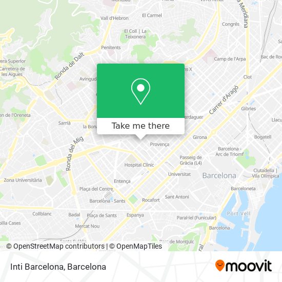 Inti Barcelona map