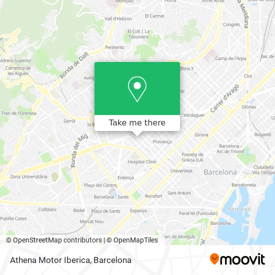 Athena Motor Iberica map