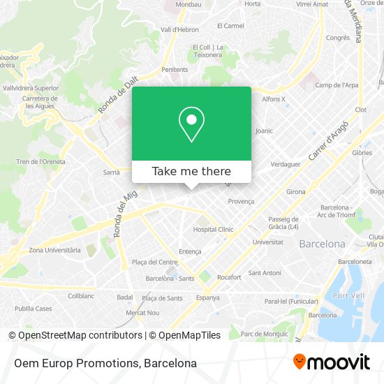 Oem Europ Promotions map