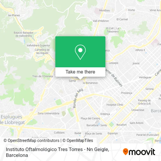 Instituto Oftalmológico Tres Torres - Nn Geigle map