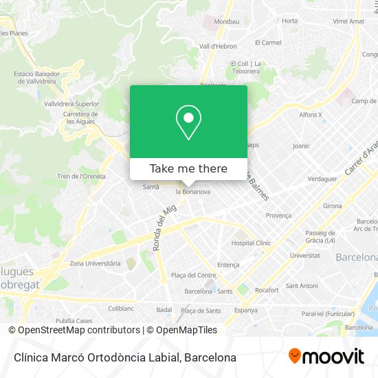 Clínica Marcó Ortodòncia Labial map