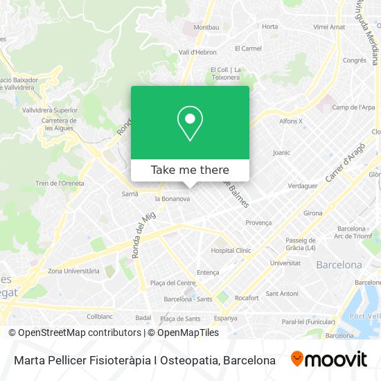 Marta Pellicer Fisioteràpia I Osteopatia map