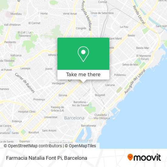 Farmacia Natalia Font Pi map