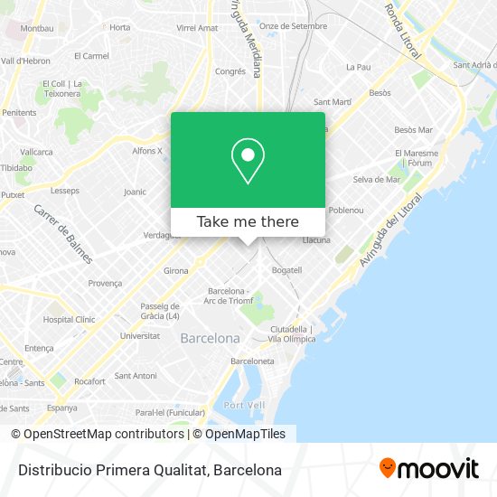 Distribucio Primera Qualitat map