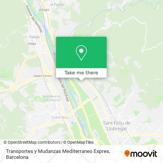 Transportes y Mudanzas Mediterraneo Expres map