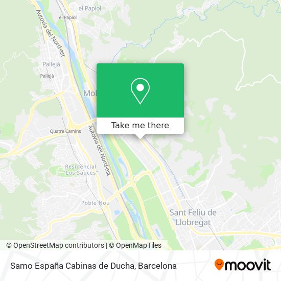 Samo España Cabinas de Ducha map